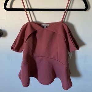 Peplum Top - Mauve
